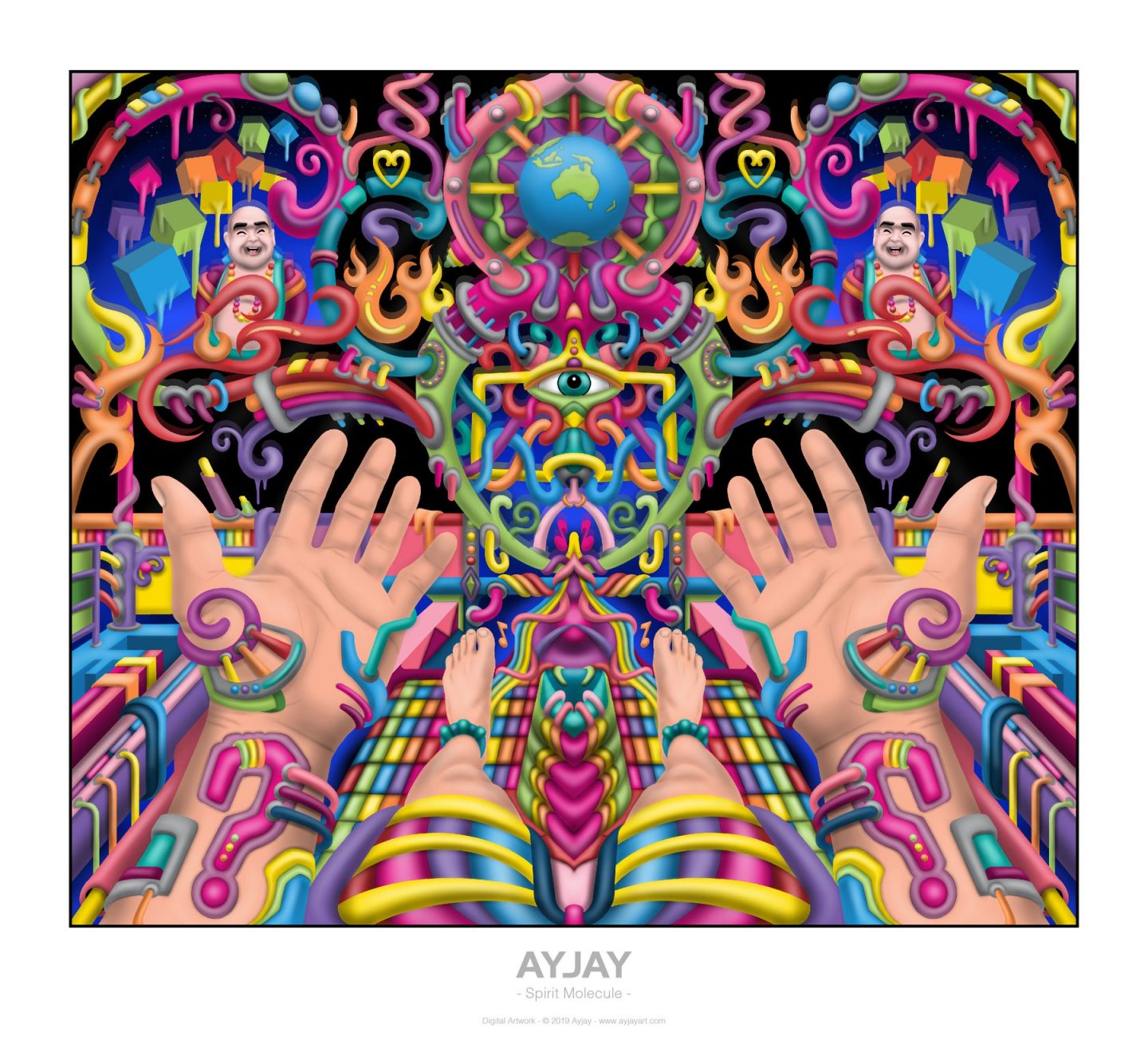 DMT-Inspired Artwork by Ayjay